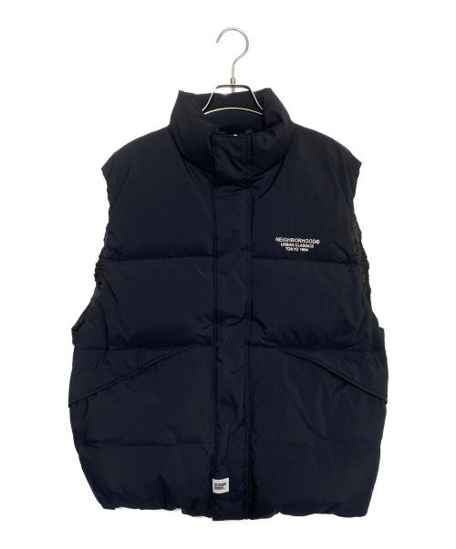NEIGHBORHOOD（ネイバーフッド）NEIGHBORHOOD (ネイバーフッド) CLASSIC DOWN VEST ブラック サイズ:Lの古着・服飾アイテム