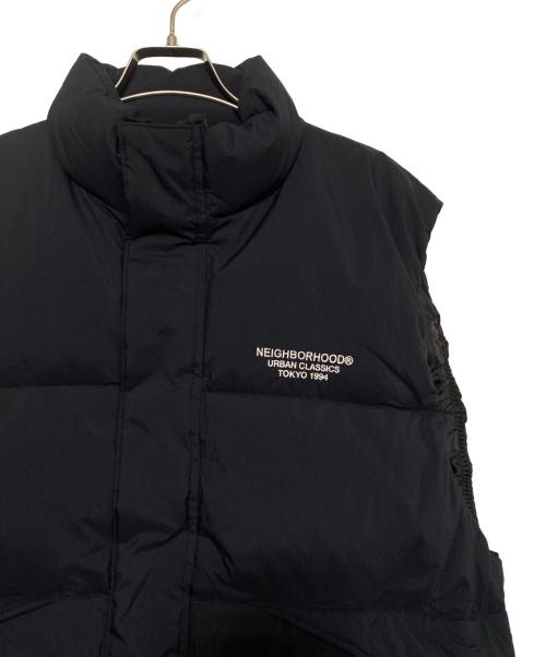 NEIGHBORHOOD（ネイバーフッド）NEIGHBORHOOD (ネイバーフッド) CLASSIC DOWN VEST ブラック サイズ:Lの古着・服飾アイテム