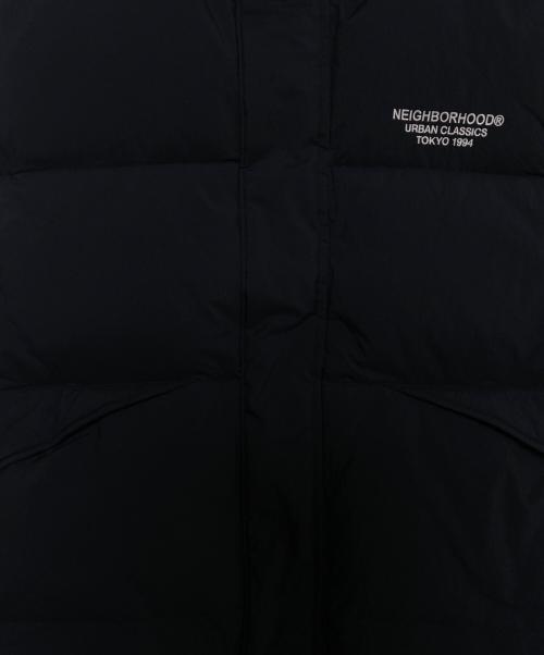 NEIGHBORHOOD（ネイバーフッド）NEIGHBORHOOD (ネイバーフッド) CLASSIC DOWN VEST ブラック サイズ:Lの古着・服飾アイテム