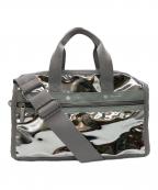 LeSportsacレスポートサック）の古着「2WAYミニボストンバッグ」｜シルバー