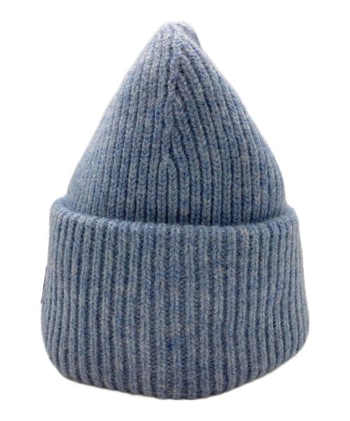 Acne studios（アクネ ストゥディオス）Acne studios (アクネ ストゥディオス) スモールFaceロゴビーニー スカイブルーの古着・服飾アイテム