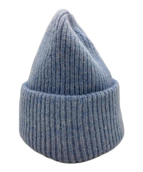 Acne studios（アクネ ストゥディオス）Acne studios (アクネ ストゥディオス) スモールFaceロゴビーニー スカイブルーの古着・服飾アイテム