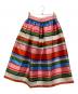 Kate Spade (ケイトスペード) サンデー ストライプ オーガンザ ミディ スカート マルチカラー サイズ:2 未使用品：8000円
