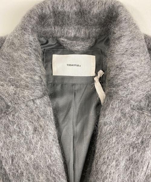 TODAYFUL（トゥデイフル）TODAYFUL (トゥデイフル) Shaggy Over Jacket 12420106 グレー サイズ:36の古着・服飾アイテム