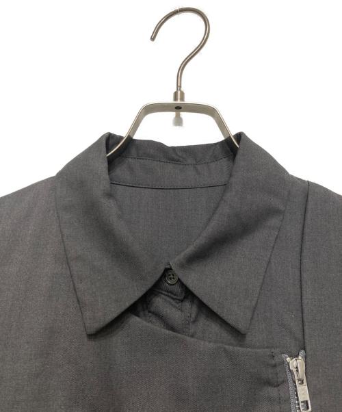 HARE（ハレ）HARE (ハレ) カーゴライクジップワンピース グレー サイズ:Fの古着・服飾アイテム