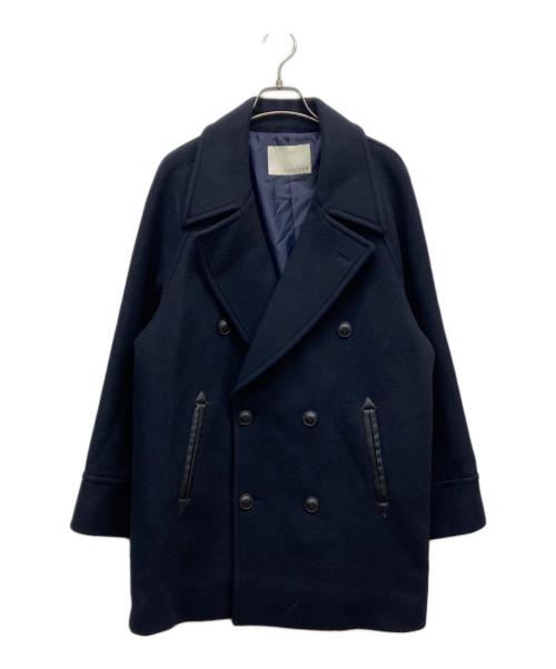 uncrave（アンクレイヴ）uncrave (アンクレイヴ) プルーフメルトン ショートPコート ネイビー サイズ:1の古着・服飾アイテム