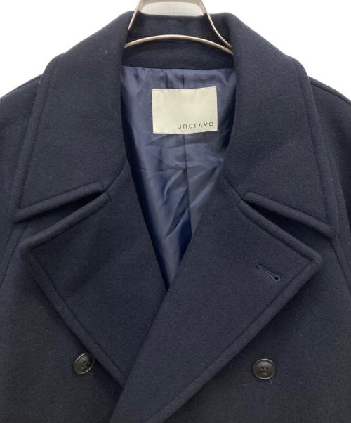 uncrave（アンクレイヴ）uncrave (アンクレイヴ) プルーフメルトン ショートPコート ネイビー サイズ:1の古着・服飾アイテム