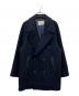 uncrave（アンクレイヴ）の古着「プルーフメルトン ショートPコート」｜ネイビー