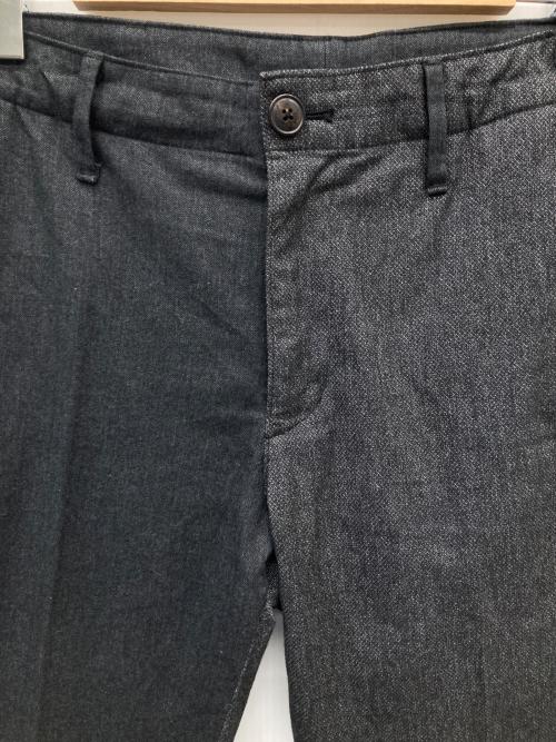 1piu1uguale3（ウノピュウノウグァーレトレ）1piu1uguale3 (ウノピュウノウグァーレトレ) CRAZY RIB SLACKS グレー サイズ:3の古着・服飾アイテム