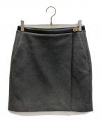 COACHコーチ）の古着「ラップスカート」｜グレー