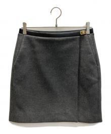 COACH（コーチ）の古着「ラップスカート」｜グレー