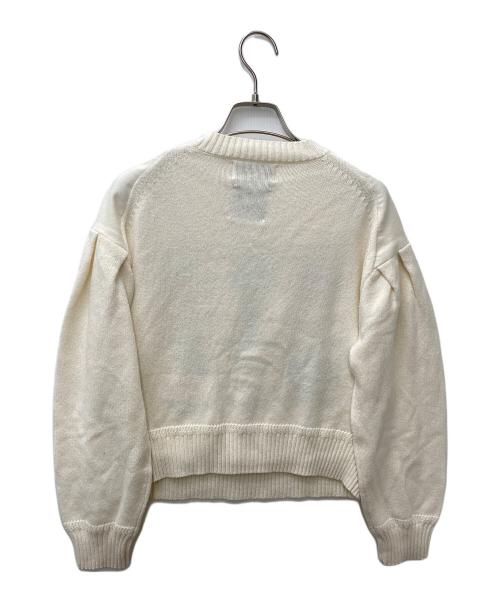 MUVEIL（ミュベール）MUVEIL (ミュベール) ベジタブル刺繍プルオーバー アイボリー サイズ:36の古着・服飾アイテム