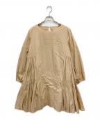 merletteマーレット）の古着「ティアードワンピース」｜ベージュ