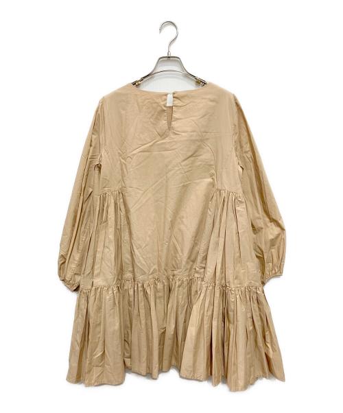 merlette（マーレット）merlette (マーレット) ティアードワンピース ベージュ サイズ:XSの古着・服飾アイテム