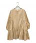merlette (マーレット) ティアードワンピース ベージュ サイズ:XS：15000円
