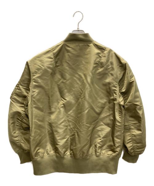 Whim Gazette（ウィムガゼット）Whim Gazette (ウィムガゼット) ナイロンMA-1 カーキ サイズ:FREEの古着・服飾アイテム