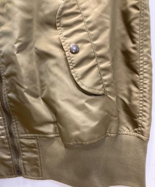 Whim Gazette（ウィムガゼット）Whim Gazette (ウィムガゼット) ナイロンMA-1 カーキ サイズ:FREEの古着・服飾アイテム