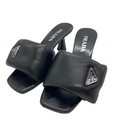 中古・古着通販】PRADA (プラダ) ソフトパデッドナッパレザーサンダル