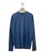 JOHN SMEDLEYジョンスメドレー）の古着「クルーネックウールニット」｜ブルー