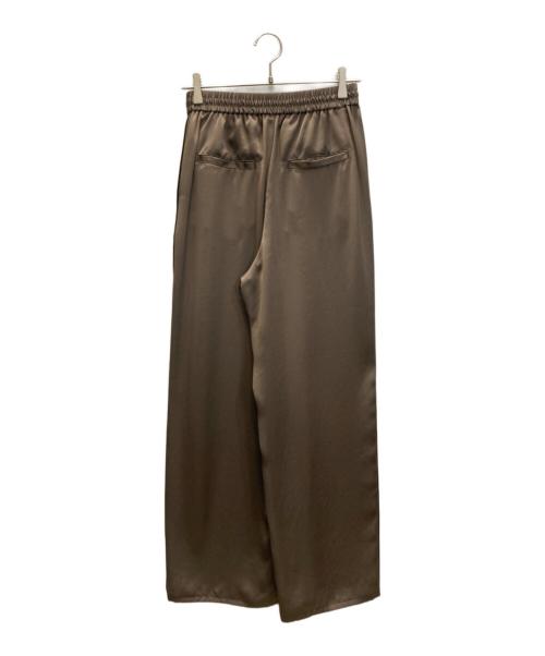 IENA（イエナ）IENA (イエナ) サテンリラックスパンツ ブラウン サイズ:SIZE 38 未使用品の古着・服飾アイテム