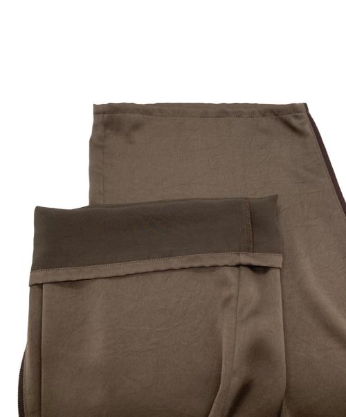 IENA（イエナ）IENA (イエナ) サテンリラックスパンツ ブラウン サイズ:SIZE 38 未使用品の古着・服飾アイテム