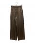IENA（イエナ）の古着「サテンリラックスパンツ」｜ブラウン