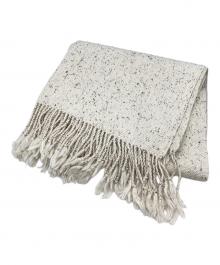 Lauren Manoogian（ローレン マヌージアン）の古着「リネンアルパカ混ストール」｜アイボリー