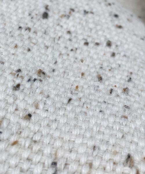 Lauren Manoogian（ローレン マヌージアン）Lauren Manoogian (ローレン マヌージアン) リネンアルパカ混ストール アイボリーの古着・服飾アイテム