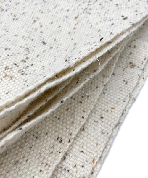 Lauren Manoogian（ローレン マヌージアン）Lauren Manoogian (ローレン マヌージアン) リネンアルパカ混ストール アイボリーの古着・服飾アイテム