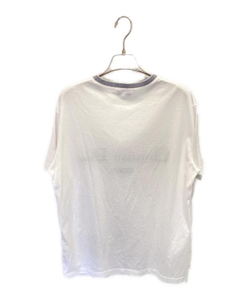 Christian Dior Sports（クリスチャン ディオールスポーツ）Christian Dior Sports (クリスチャン ディオールスポーツ) 刺繍ロゴ半袖Tシャツ ホワイト サイズ:Lの古着・服飾アイテム