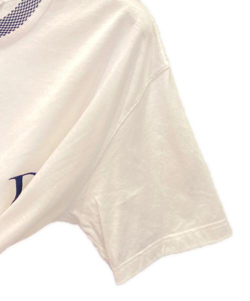 Christian Dior Sports（クリスチャン ディオールスポーツ）Christian Dior Sports (クリスチャン ディオールスポーツ) 刺繍ロゴ半袖Tシャツ ホワイト サイズ:Lの古着・服飾アイテム