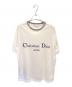 Christian Dior Sports（クリスチャン ディオールスポーツ）の古着「刺繍ロゴ半袖Tシャツ」｜ホワイト