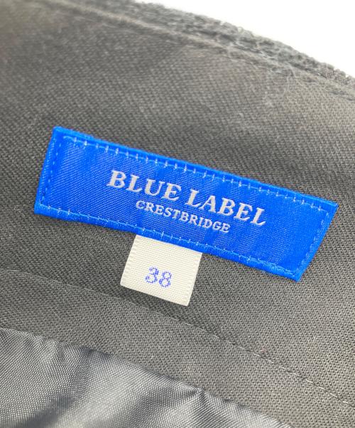 BLUE LABEL CRESTBRIDGE（ブルーレーベルクレストブリッジ）BLUE LABEL CRESTBRIDGE (ブルーレーベルクレストブリッジ) ジャカードマーメイドスカート ブラック サイズ:38の古着・服飾アイテム
