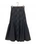 BLUE LABEL CRESTBRIDGE（ブルーレーベルクレストブリッジ）の古着「ジャカードマーメイドスカート」｜ブラック