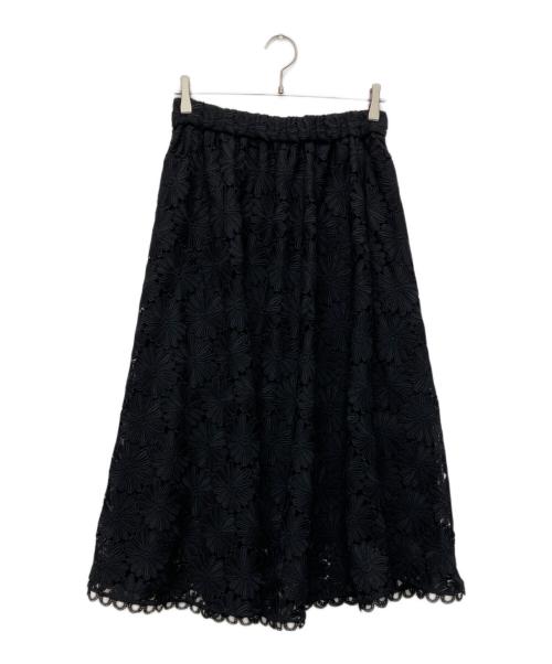 Kate Spade（ケイトスペード）Kate Spade (ケイトスペード) デイジー レース スカート ブラック サイズ:Sの古着・服飾アイテム