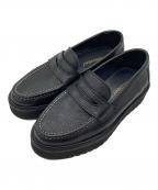 Caminandoカミナンド）の古着「PLATFORM LOAFERS 2312W」｜ブラック