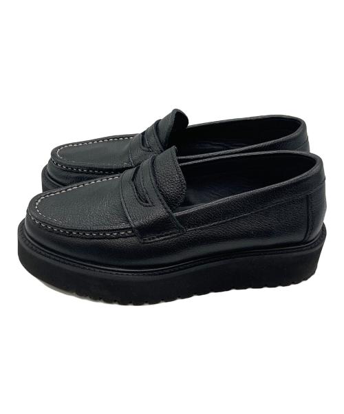 Caminando（カミナンド）Caminando (カミナンド) PLATFORM LOAFERS 2312W ブラック サイズ:5の古着・服飾アイテム