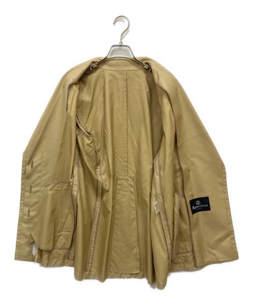 Aquascutum（アクアスキュータム）Aquascutum (アクアスキュータム) シルクハーフトレンチコート ベージュ サイズ:Sの古着・服飾アイテム