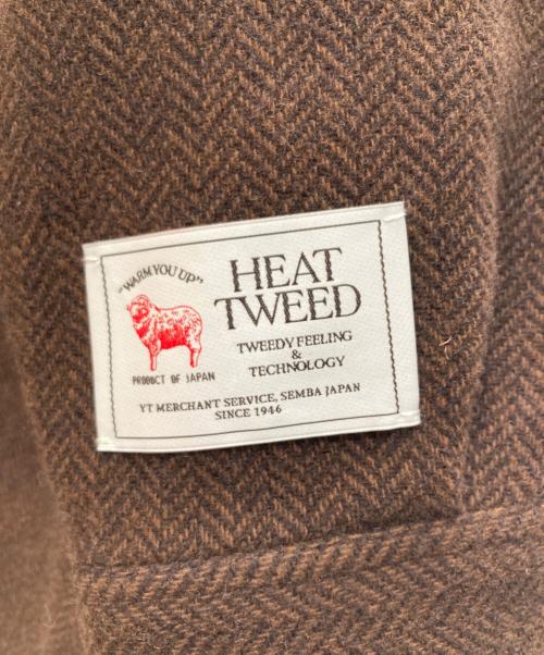 Traditional Weatherwear（トラディショナルウェザーウェア）Traditional Weatherwear (トラディショナルウェザーウェア) ELGIN ヒートツイードコート ブラウン サイズ:36の古着・服飾アイテム