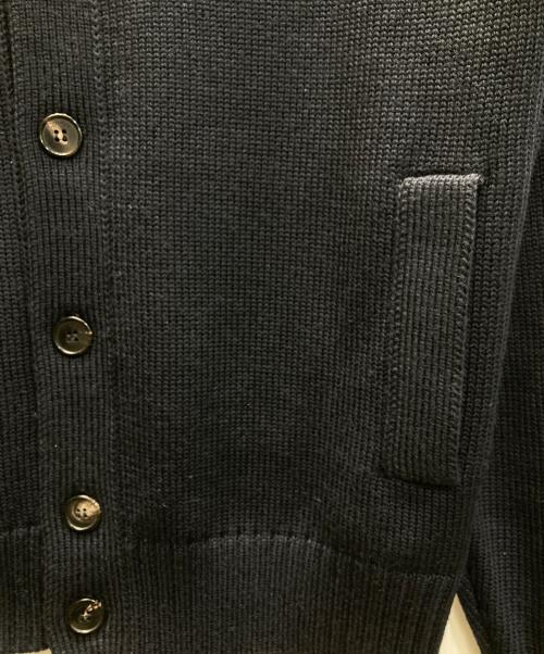 Zanone（ザノーネ）Zanone (ザノーネ) 5ゲージウールスタンドカラーニットカーディガン ネイビー サイズ:46の古着・服飾アイテム