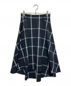 BLUE LABEL CRESTBRIDGEブルーレーベルクレストブリッジ）の古着「テールスカート」｜ネイビー