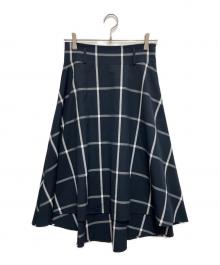 BLUE LABEL CRESTBRIDGE（ブルーレーベルクレストブリッジ）の古着「テールスカート」｜ネイビー
