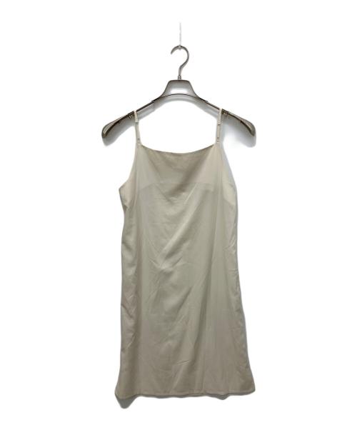 FRAY ID（フレイ アイディー）FRAY ID (フレイ アイディー) フリンジデザインツイードポロワンピース ベージュ サイズ:1 未使用品の古着・服飾アイテム