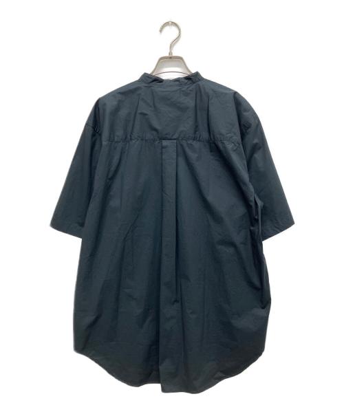 Gymphlex（ジムフレックス）Gymphlex (ジムフレックス) バンドカラーシャツ ブラック サイズ:Mの古着・服飾アイテム