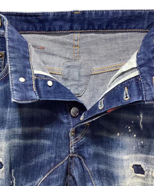DSQUARED2（ディースクエアード）DSQUARED2 (ディースクエアード) Tidy Biker Jean インディゴ サイズ:46の古着・服飾アイテム