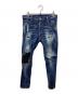 DSQUARED2（ディースクエアード）の古着「Tidy Biker Jean」｜インディゴ