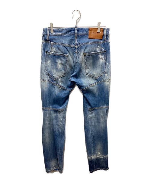 DSQUARED2（ディースクエアード）DSQUARED2 (ディースクエアード) Tidy Biker Jean インディゴ サイズ:46の古着・服飾アイテム
