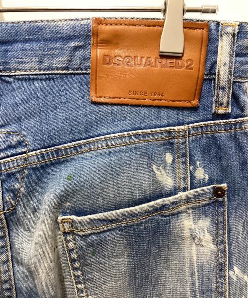 DSQUARED2（ディースクエアード）DSQUARED2 (ディースクエアード) Tidy Biker Jean インディゴ サイズ:46の古着・服飾アイテム