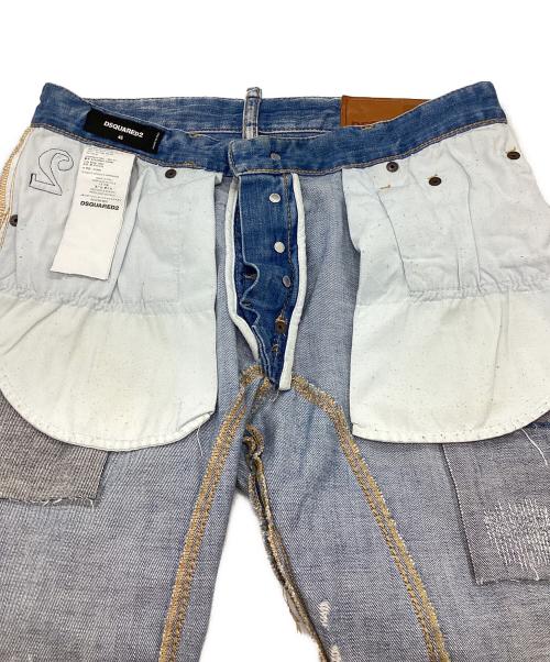 DSQUARED2（ディースクエアード）DSQUARED2 (ディースクエアード) Tidy Biker Jean インディゴ サイズ:46の古着・服飾アイテム