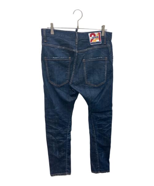 DSQUARED2（ディースクエアード）DSQUARED2 (ディースクエアード) Clasic Kenny Jean　S74LB1307 インディゴ サイズ:46の古着・服飾アイテム